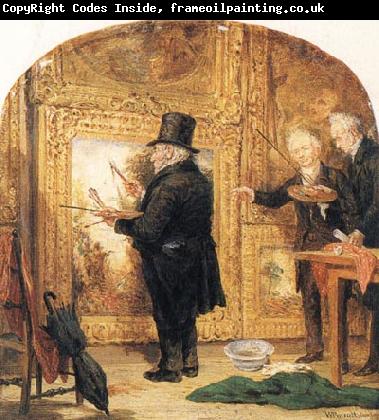 William Parrott J M W Turner at the Royal Academy,Varnishing Day